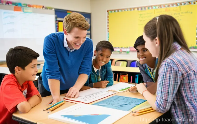 교사 인성교육 사례 연구 - **Prompt 1: The Empathetic Listener**
    "A compassionate female teacher, in her mid-30s, kneels ge...