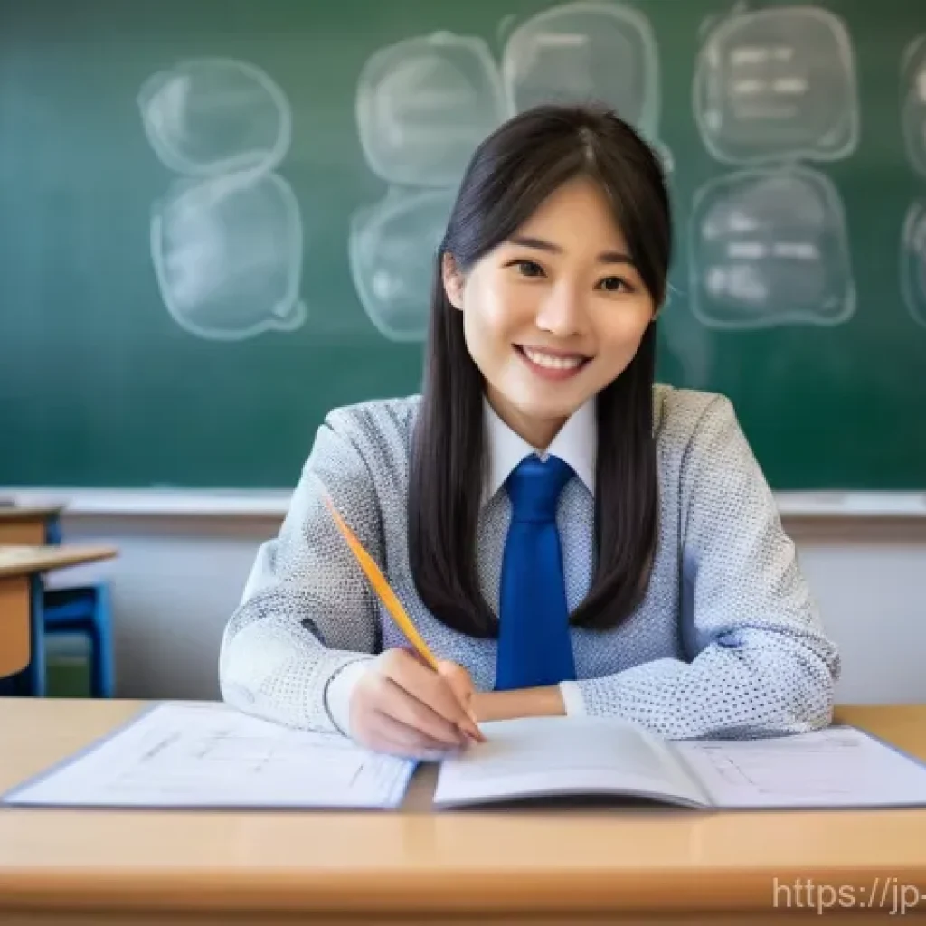 교사 성과평가 준비 팁 - **Teacher's Reflective Storytelling**
    A highly detailed, realistic image of a Japanese female te...