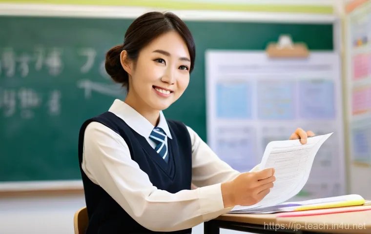 교사 성과평가 준비 팁 - 5x" or "Digital Assignment Submission Rate +10%". Some students are collaborating on their tablets, ...